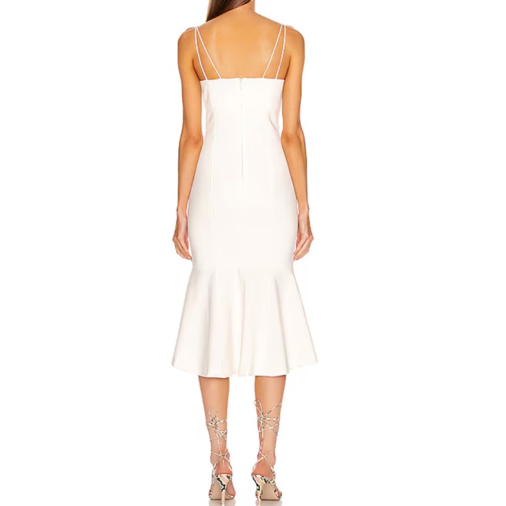 Cinq à Sept Salina Jolie Flounce Hem Sheath Dress - Picture 3 of 17